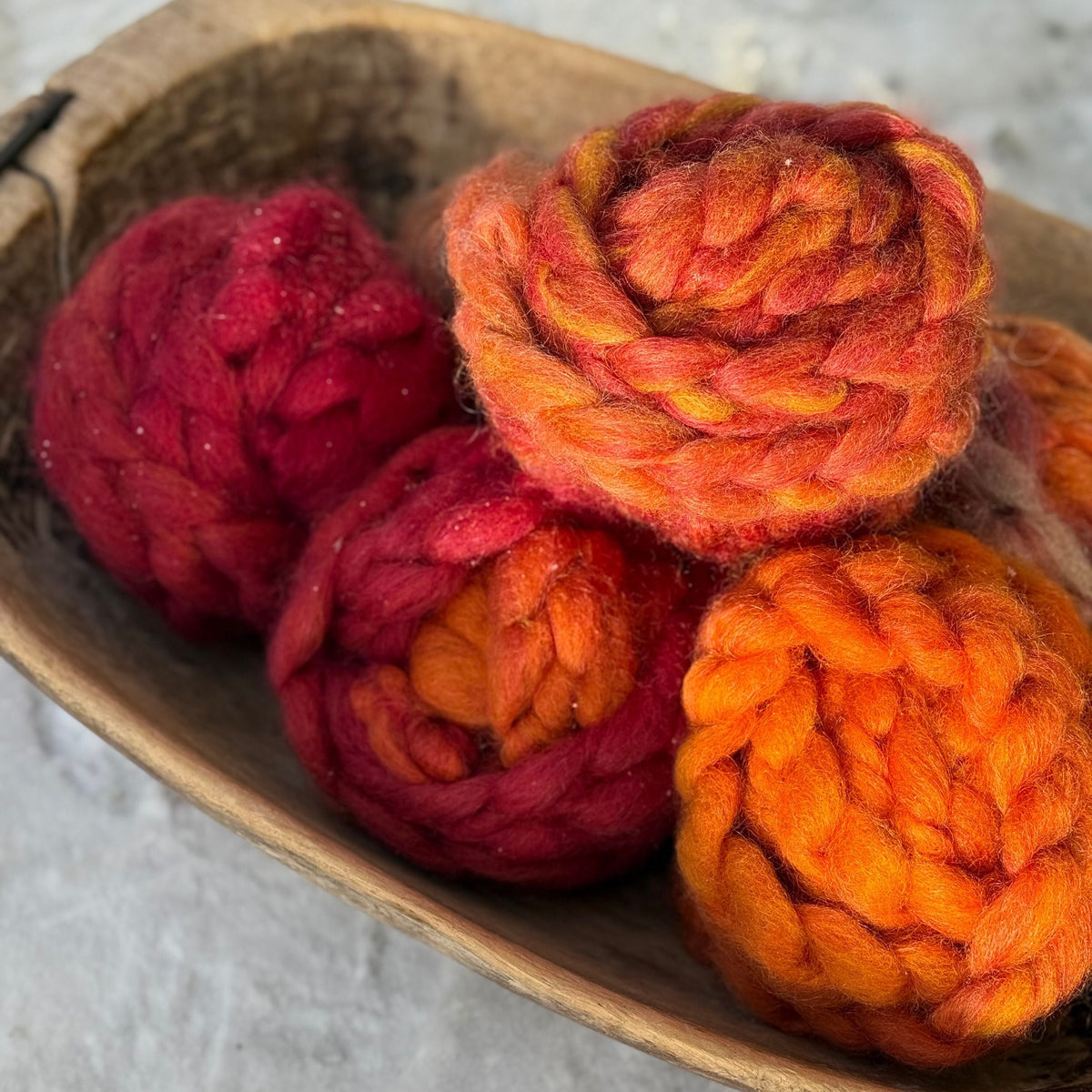 Forgarnsfletter til handspinning