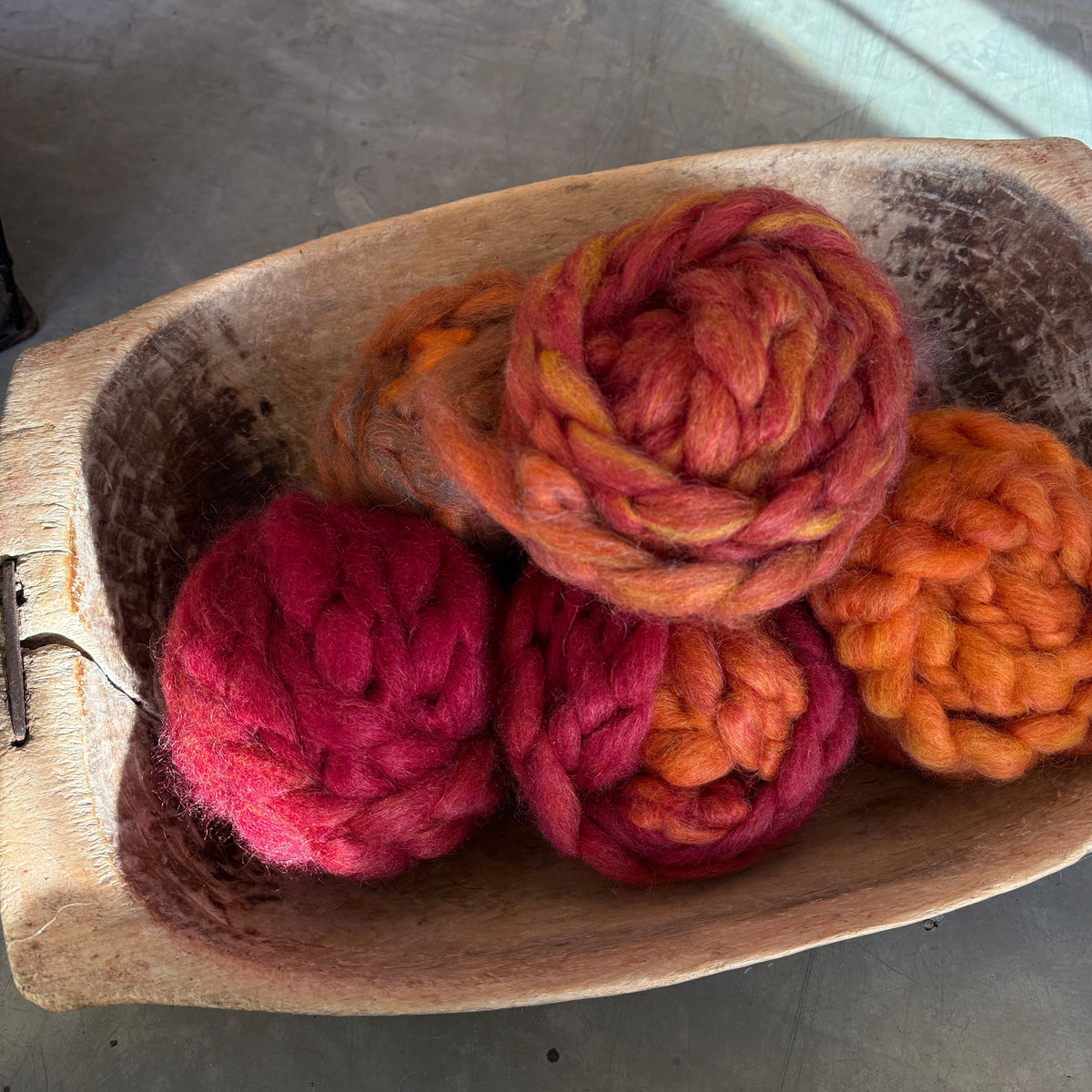 Forgarnsfletter til handspinning